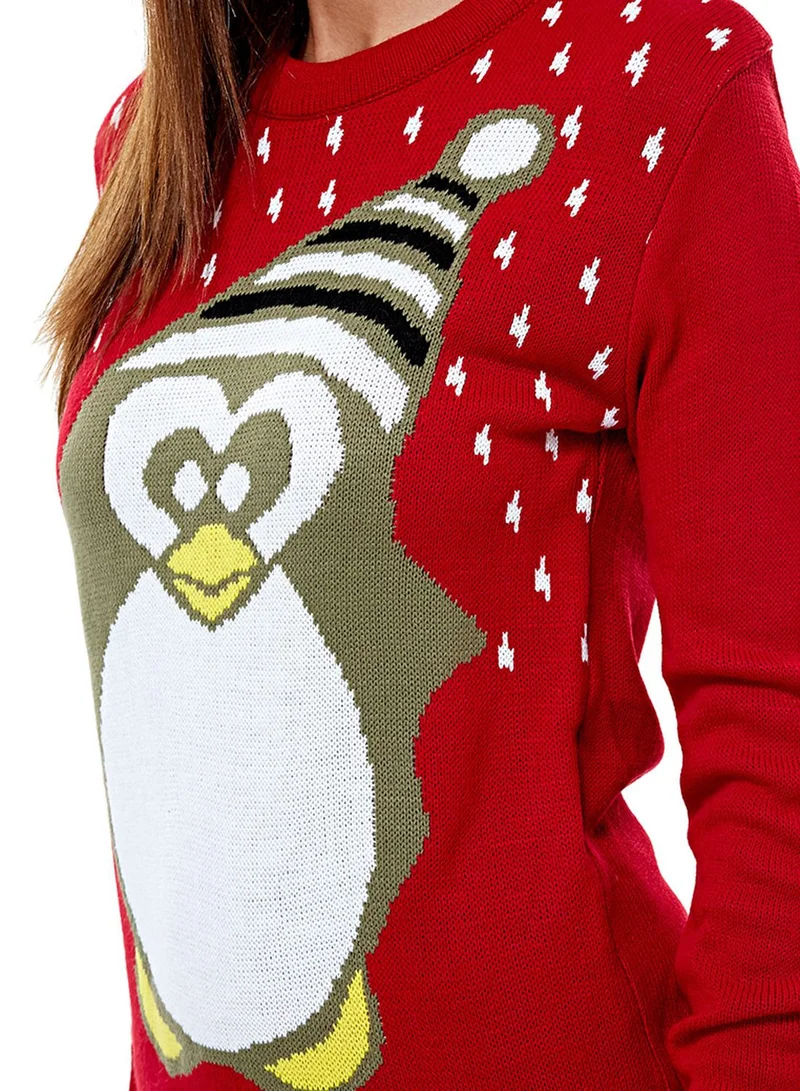Ginger Penguin Jumper