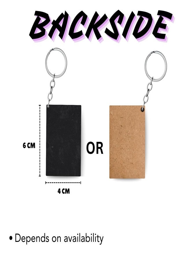 ADRAIL STORE Premium (Pack Of 4) JJK Anime Printed Keychain For Bike, Scooty, Car, Acrylic Keyholder (JJK-10) - Image 5