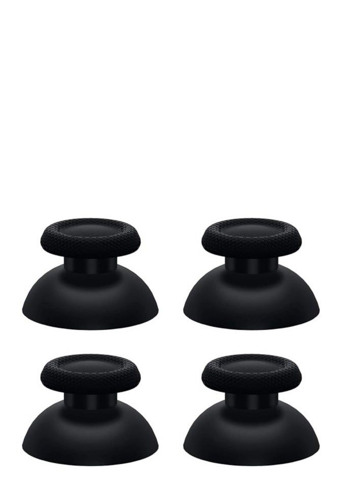 Generic - Customizable Analog Thumb Joystick for PlayStation 5 and PlayStation 4 Controllers and Consoles, Black 4pcs - Image 1