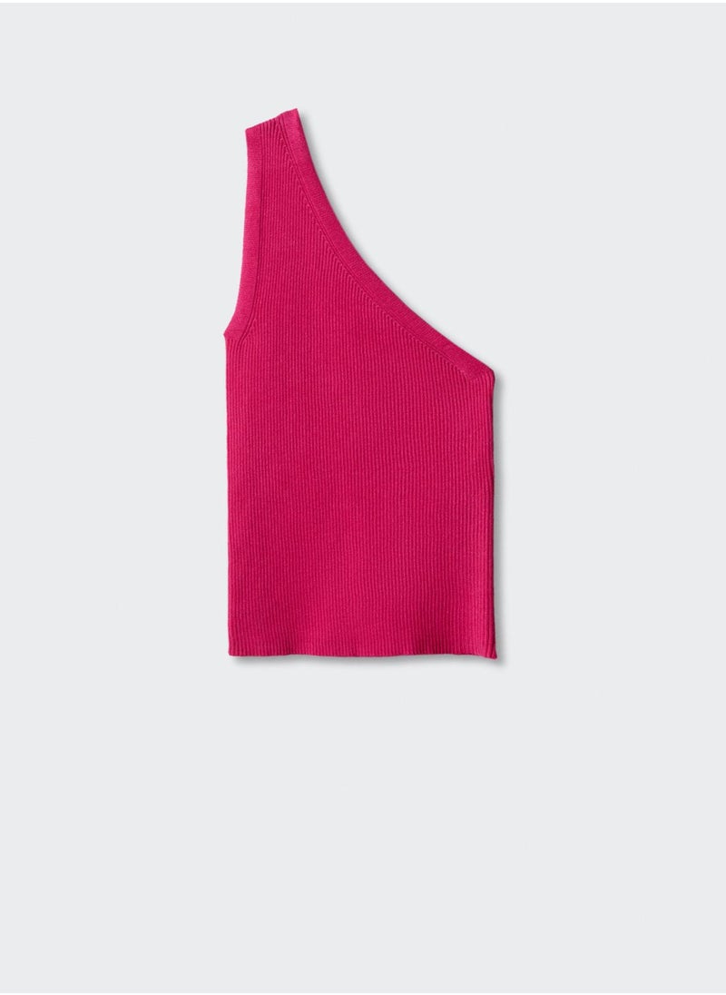 MANGO - One Shoulder Top - Image 1