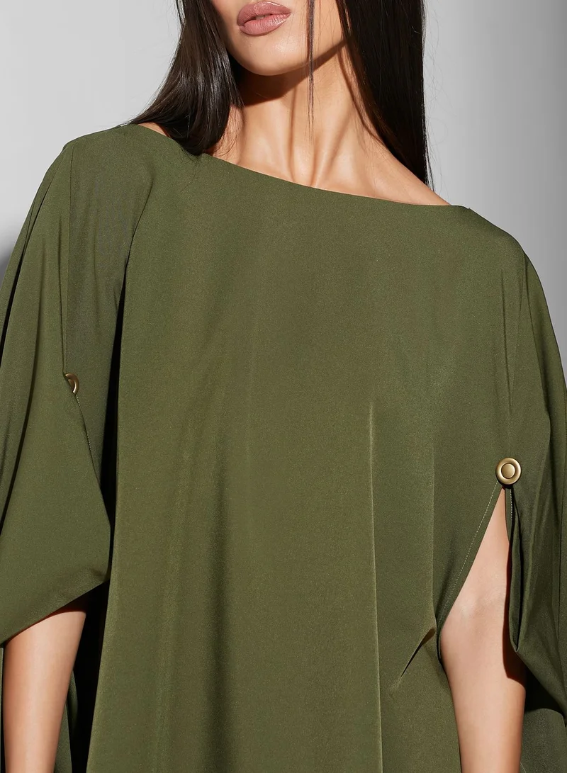 Namshi x Renee 11:11 Button Draped Cape