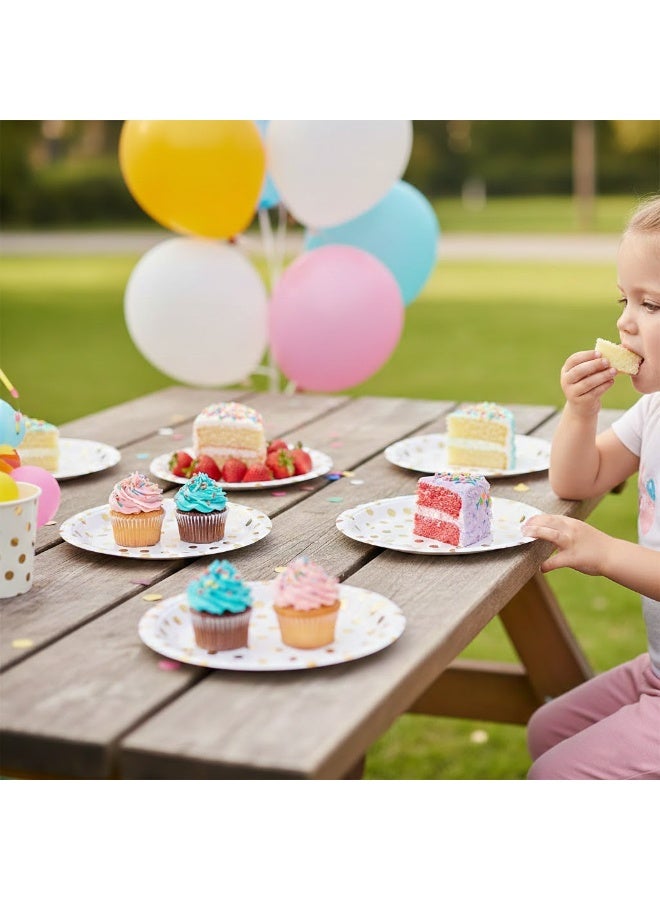 Disposable plates party supply dishes kids birthday party decoration tableware.7inch,10pcs - Image 4