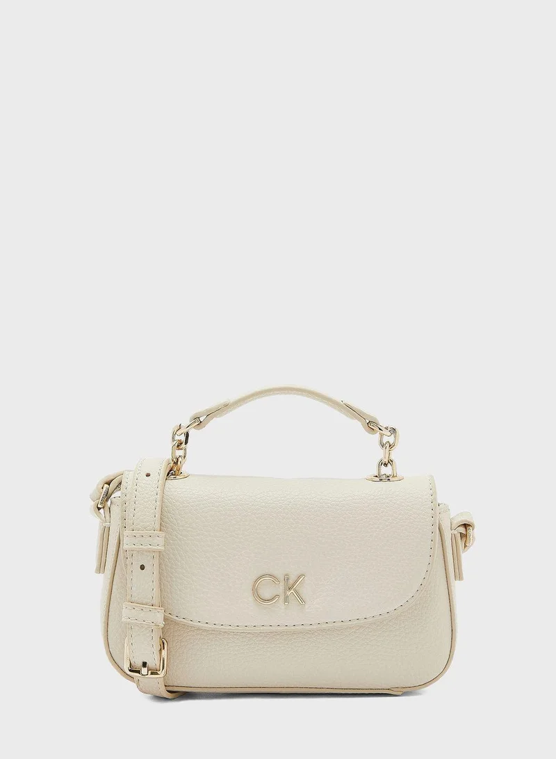 CALVIN KLEIN Re Lock Flap Over Crossbody Bag