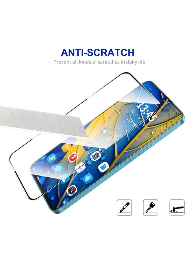 إيروريكس لهاتف Motorola Moto G35 5G، غشاء زجاجي كامل من السيليكون عالي الألومينا سهل التركيب - Image 5