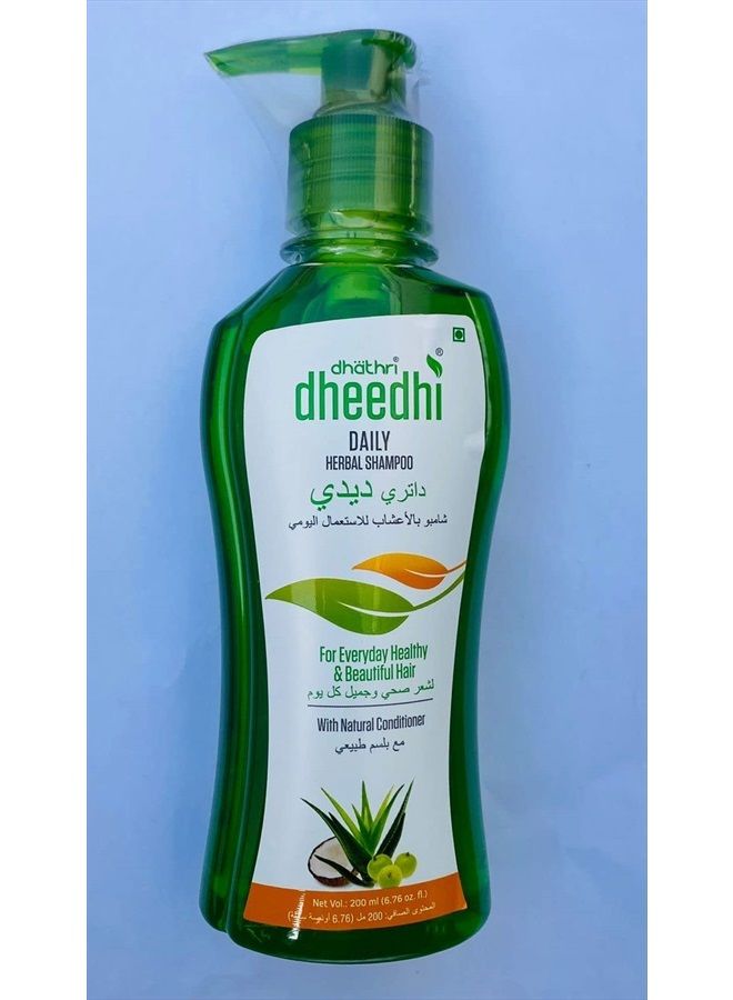 Dhathri Dheedhi Hair Care Herbal Shampoo 200ml - Image 4
