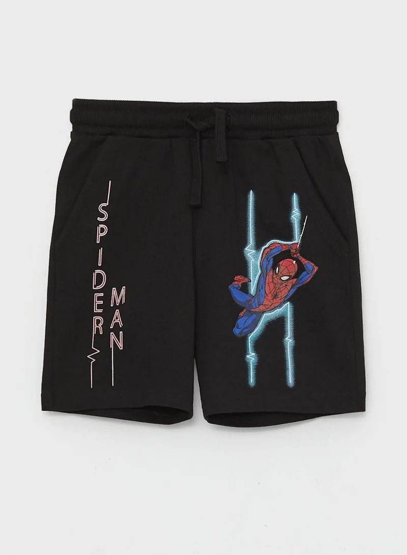 LC WAIKIKI Kids Spiderman Print Shorts