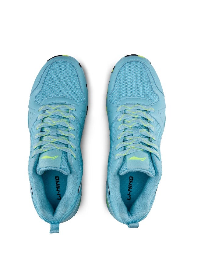 Li-Ning Lining Aero Flow Badminton Shoes Unisex-adult Non Marking Lightweight & Durable (Turqoise/Lime/Black EUR- 41) 6937461100960 - Image 5