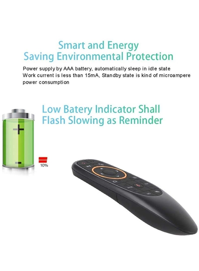 Wireless Remote Control With Voice Control For Android TV Box Black - Image 4