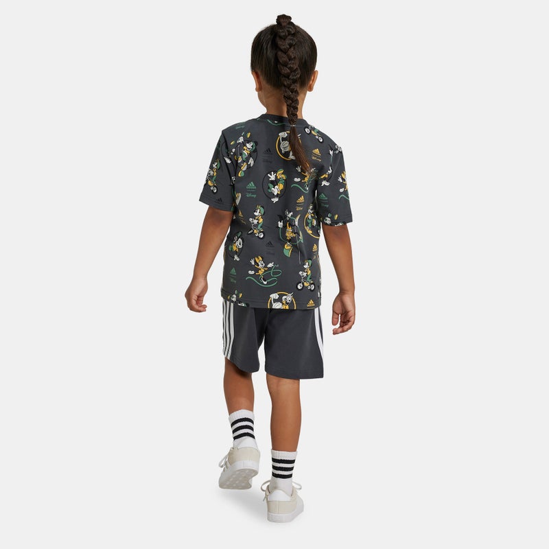 Adidas Kids' Disney Mickey Mouse T-Shirt and Shorts Set (Younger Kids) - Image 2