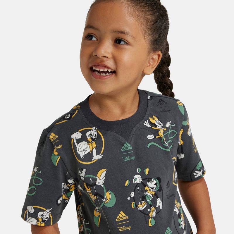 Adidas Kids' Disney Mickey Mouse T-Shirt and Shorts Set (Younger Kids) - Image 4