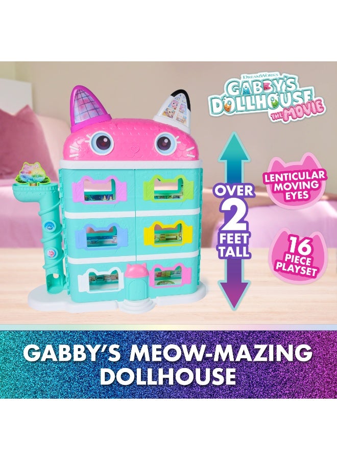 Gabby's Dollhouse The Movie, Gabby’s Meow-mazing Dollhouse, with Toy Figure & Dollhouse Accessories, Kids Toys for Girls & Boys Ages 3 and Up - Image 3