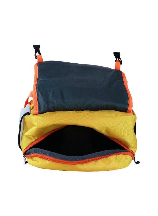 Smily Kiddos School Bags for Kids - School Bus Theme Bag for Kids, Boys, Lightweight (Yellow) - Image 5