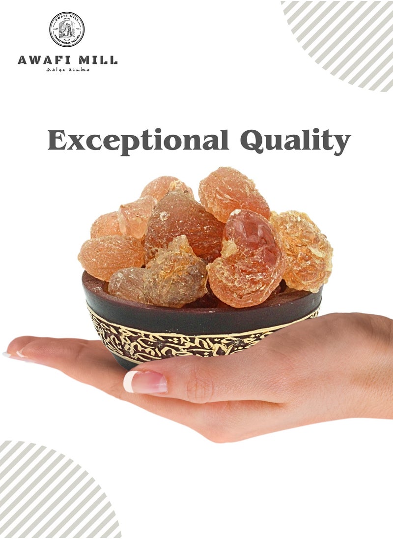 Awafi Mill - Natural Arabic Gum | Gum Arabic Thickener | Food-Grade Arabic Gum | Acacia Gum | Pure Natural Gum | Large Size | Arabic Gum - Image 1