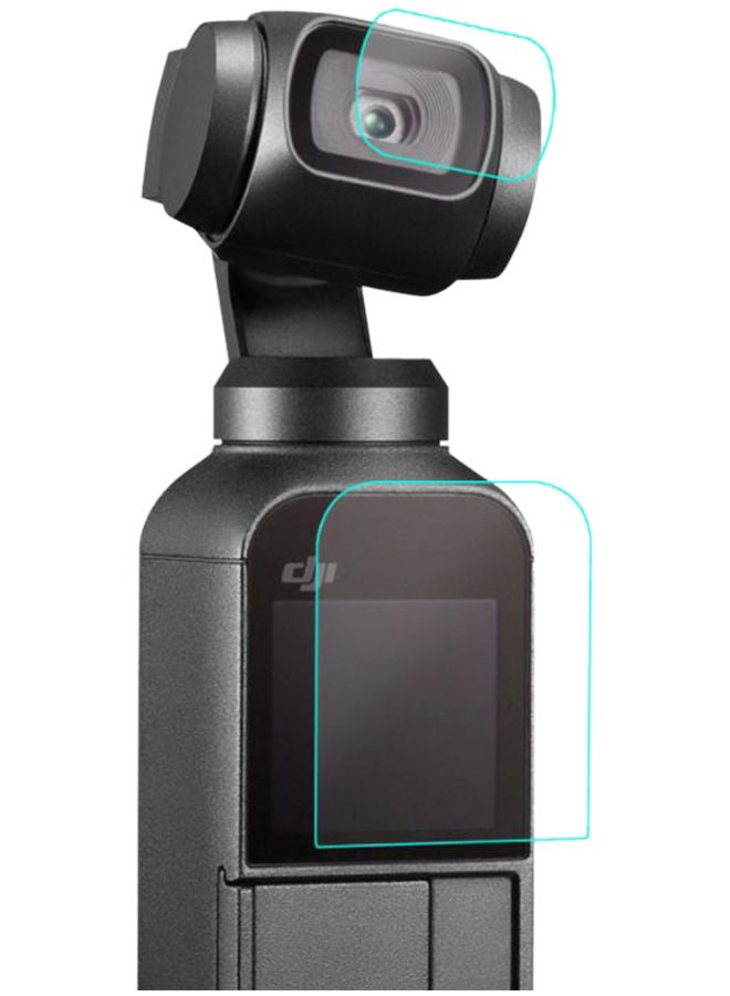NIBEMINENT 2-Piece DJI OSMO Pocket Tempered Glass Screen Protector For Handheld Gimbal Accessories Clear - Image 1