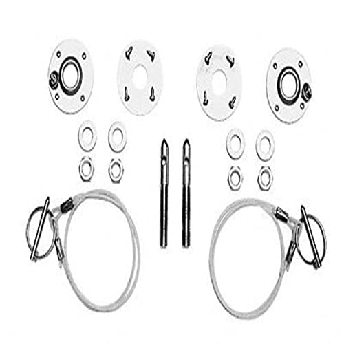 Ford Racing M16700A Stainless Steel Hood Latch and Pin Kit - Image 1