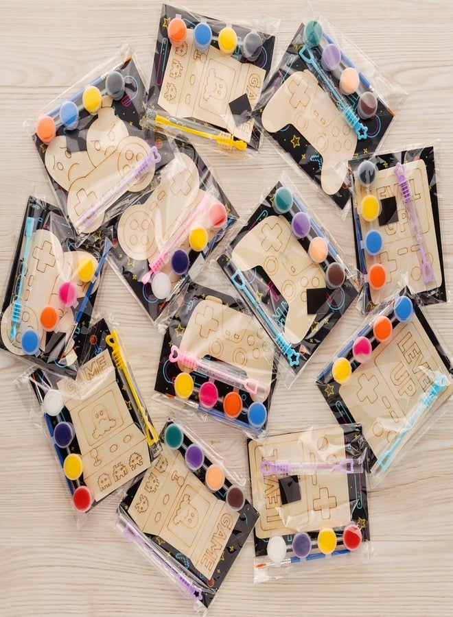 GOGREENWOVEN Video Game Party Favors - 12 PCS Gamer Birthday Party Supplies - Gaming Bubbles & Paint Crafts - Game On Birthday Decorations Goodie Bags Gifts Prizes - Image 1