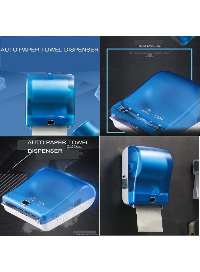 Royal Apex Automatic Sensor Roll Paper Towel Dispenser Wall Mount Holder Auto Cut Jumbo Roll Tissue Dispenser  - Image 5