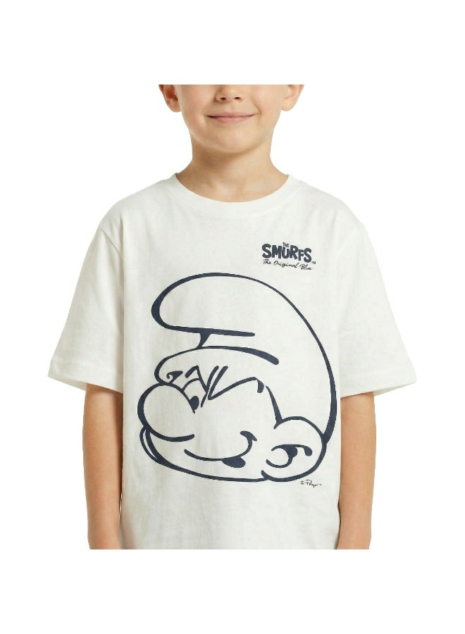 Trucare Toddler Boys Smurfs Graphic Oversized T-Shirt - Image 1