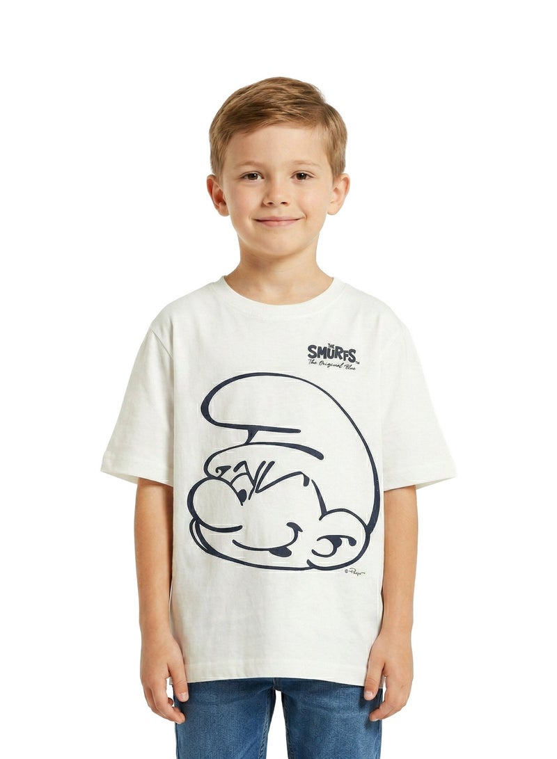 Trucare Toddler Boys Smurfs Graphic Oversized T-Shirt - Image 3