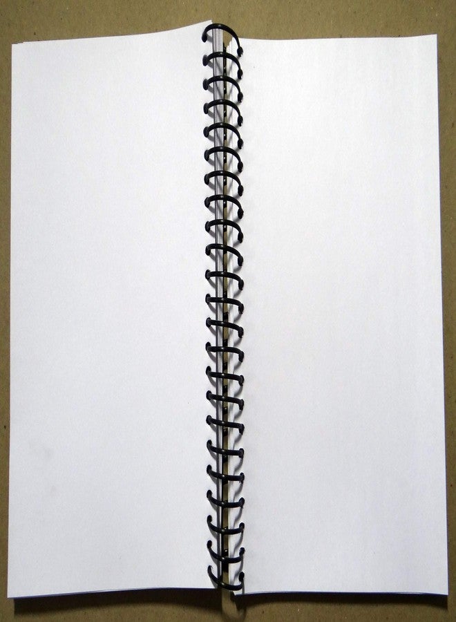 amblitz Mega Spiral Notebook | 600 pages | Unruled Spiral | A4 Size | 70 GSM Thick Paper | Thick Notebook to Compile lengthy Notes | Competitive Exam Spiral - Image 4