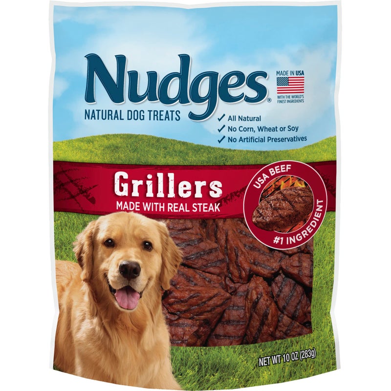 Blue Buffalo Nudges Natural Dog Treats Grillers Made with Real Steak - Image 1