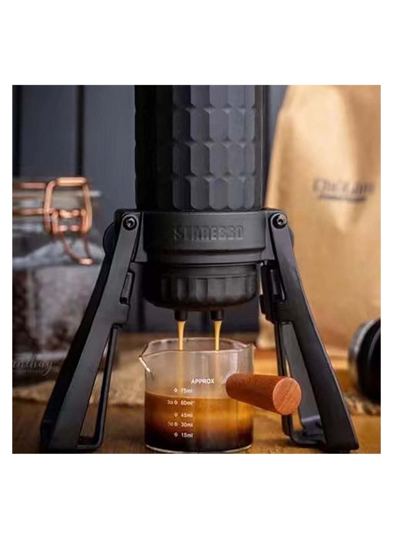 Generic - Portable Coffee Maker Specialty Portable Espresso Coffee Machine for Travel, Car Manually Coffee Maker, Camping Gadgets, Coffee Gifts for Coffee Lovers - Image 1