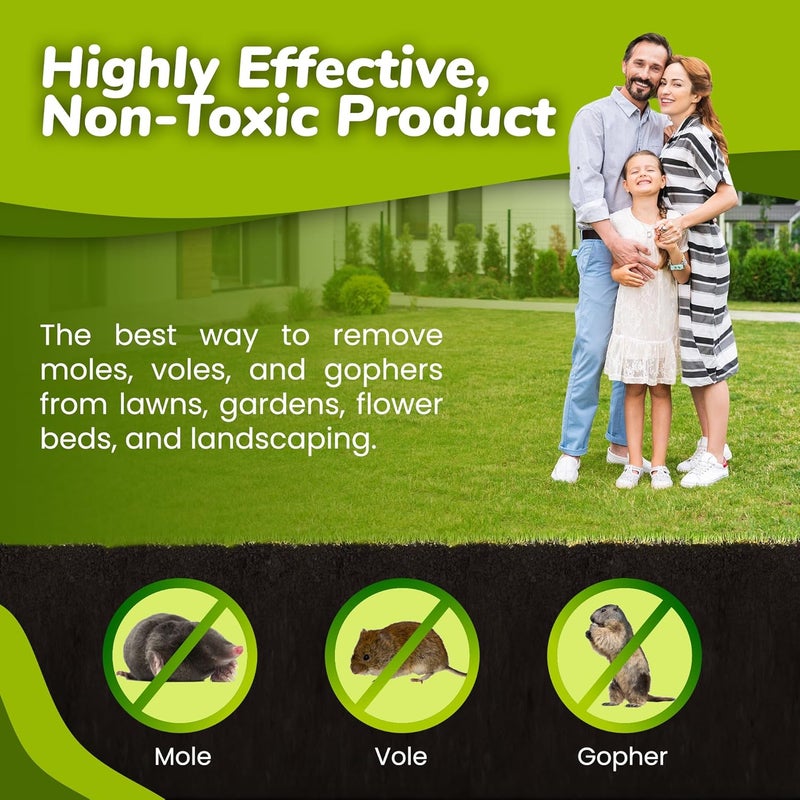 natural elements Mole and Vole Repellent | 100% Castor Oil | Pet Safe and Non Toxic | Food Grade | 128 oz (1 Gallon) - Image 4