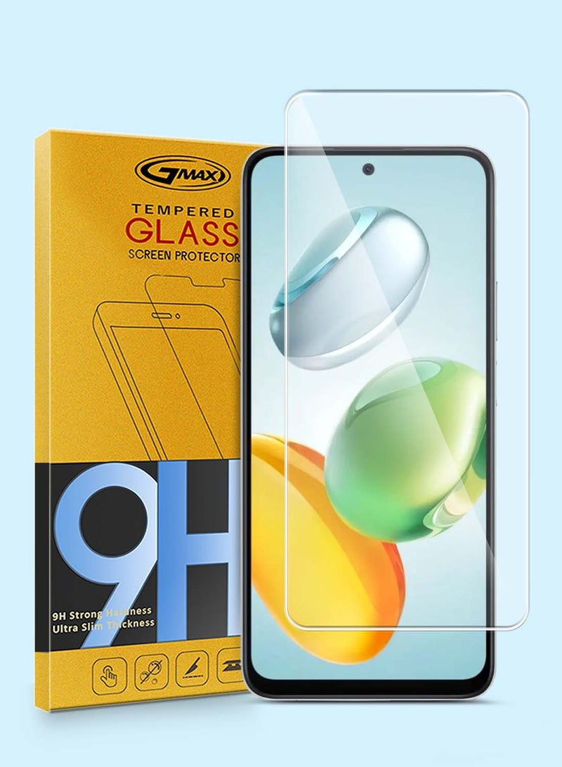 GMAX Honor X7c 4G 2024 Premium Series Curved Edges 9H 2.5D Tempered Glass Screen Protector - Clear - Image 1