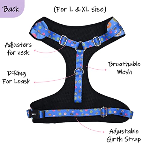 Mutt of Course Raining Donut Harness for Dogs | Neck- 16-22" (L) | for Large Dogs Like Golden Retriever, Labrador etc. - Image 4
