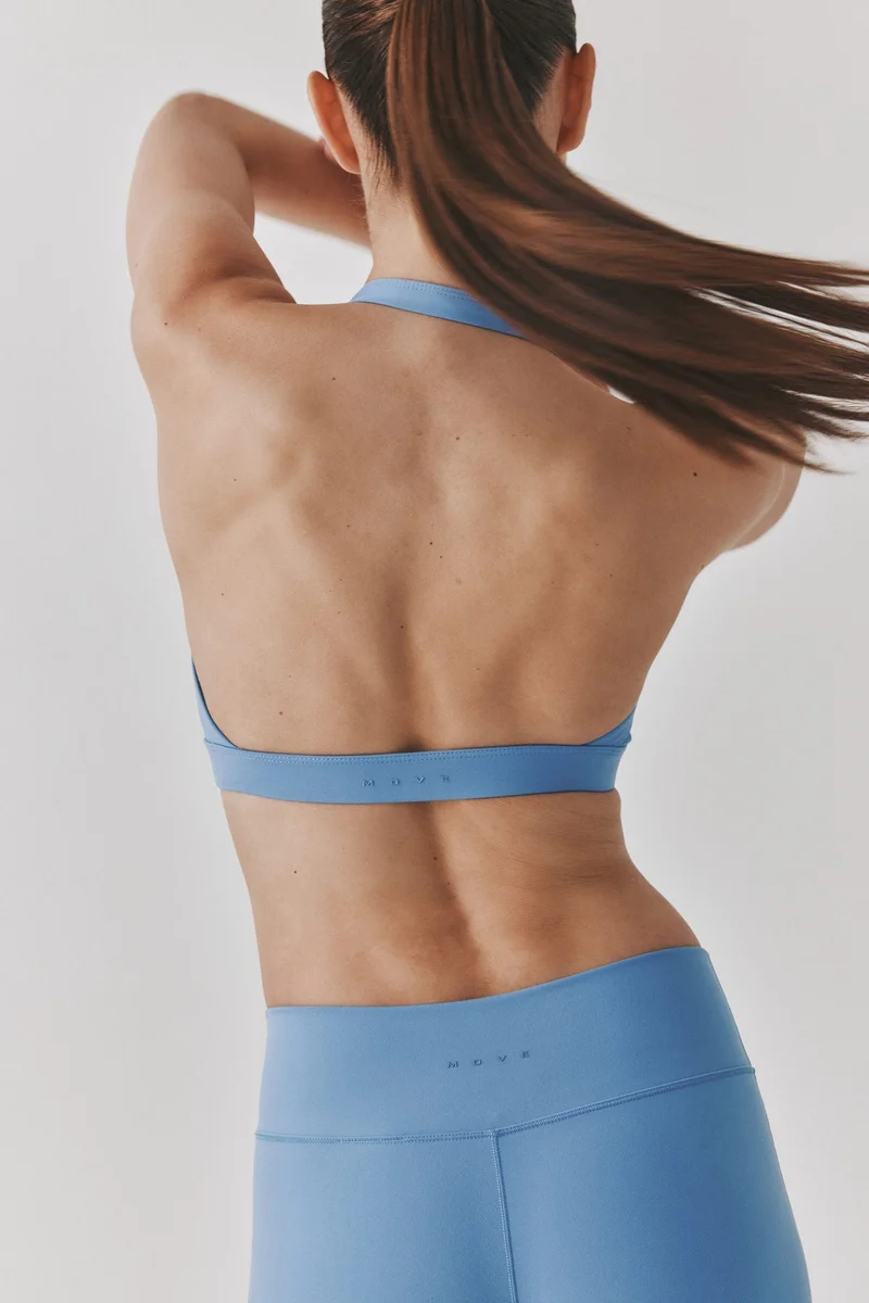 H&M  Light Support Halterneck sports bra with SoftMove™ for Women | Best Price UAE