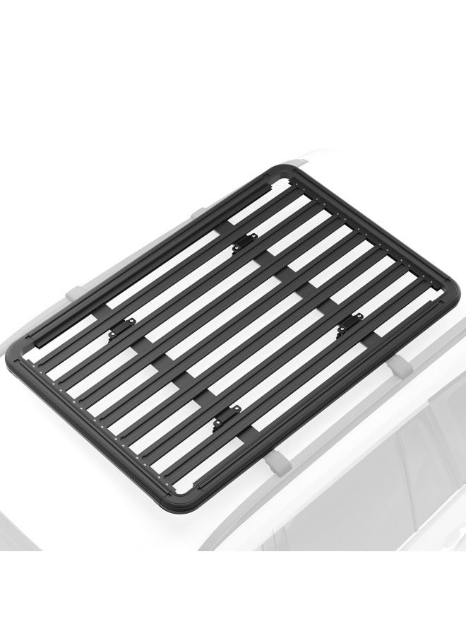 WILDROAD Aluminum Roof Platform, 71" x 47" Universal Flat Roof Rack Heavy Duty Roof Rack Platform with 10 Sets Eye Bolt Nut and T-Screws Anchoring Kit Fits for SUV, Truck - Image 1