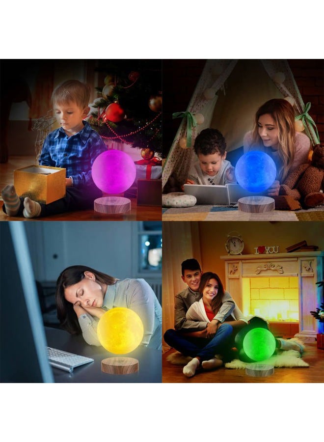 VGAzer Levitating Moon Lamp, Floating and Spinning 3D Moon Light 16 Colors Model ,Gifts for Women,Thanksgiving Christmas Gifts for Kids,Friends - Image 3