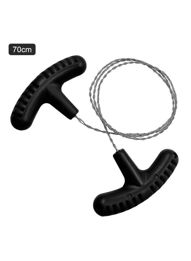 2024 Manual Hand Steel Rope Chain Saw Practical Portable Emergency Survival Gear Steel Wire Kits Travel Tools 
