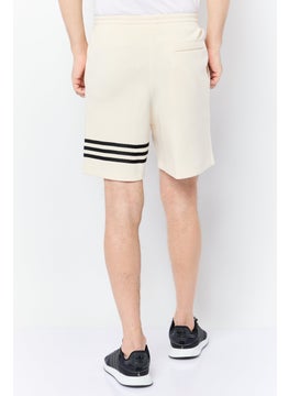 adidas Originals Men Sportswear Fit Drawstring Outdoor Short, Beige  - Image 2