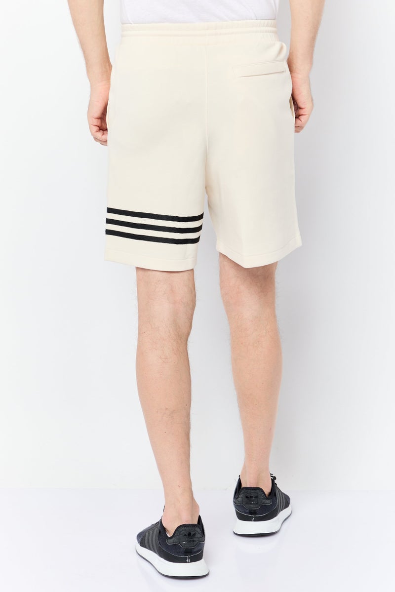 adidas Originals Men Sportswear Fit Drawstring Outdoor Shorts, Beige  - Image 2