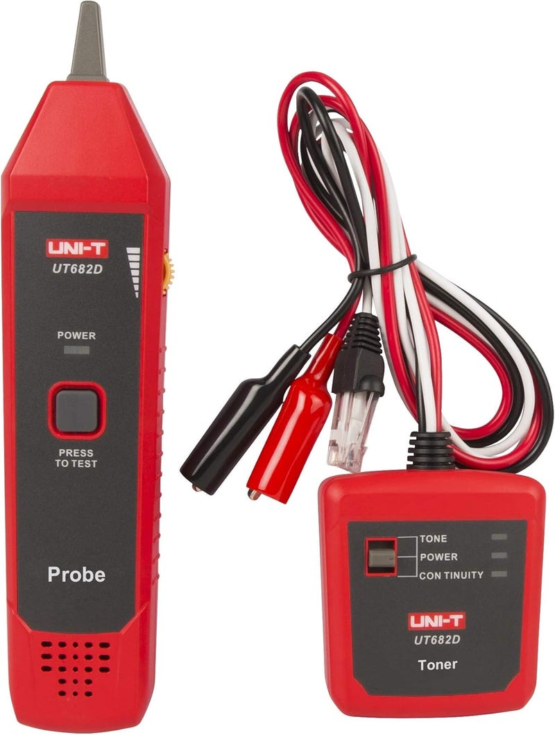 UNI-T جهاز تتبع الأسلاك UNI-T UT682D لخط الهاتف، الزوج الملتوي والكهرباء - Image 2