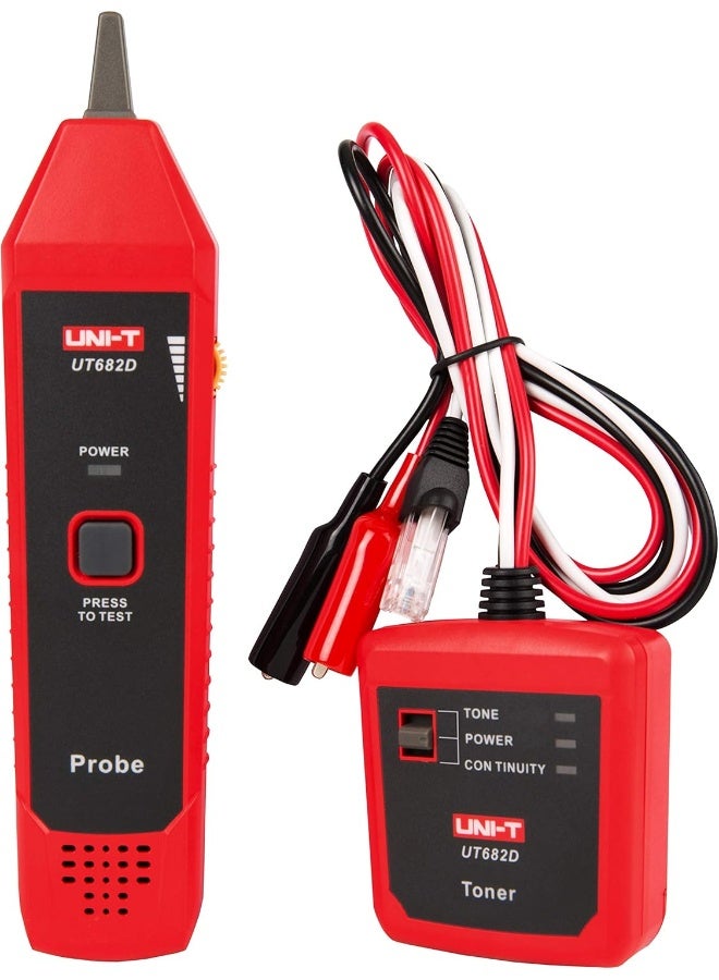 UNI-T جهاز تتبع الأسلاك UNI-T UT682D لخط الهاتف، الزوج الملتوي والكهرباء - Image 1