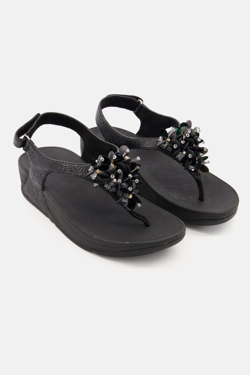 FitFlop Women Boogaloo Back Strap Sandals, Black - Image 1