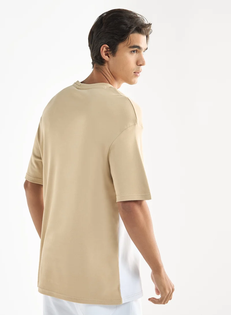 STARTER Starter Logo Print T-shirt with Short Sleeves and Crew Neck