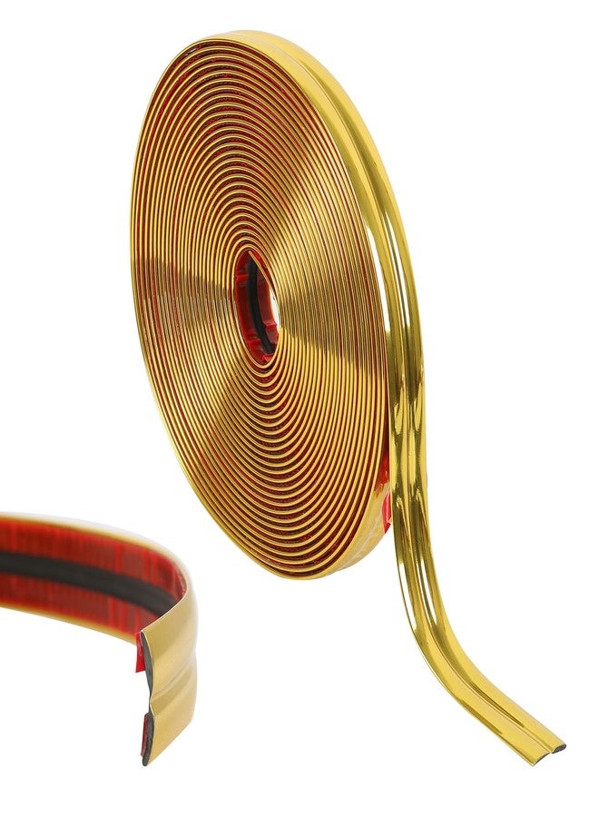 EVERDIJ Peel and Stick Wall Trim Molding, 32.8FT Bendable Foldable Edge Corner Protecter Guards Decorative Strips, Wall Corner Trim Molding for Wall, Corner, Window, Table, Furniture - Image 1