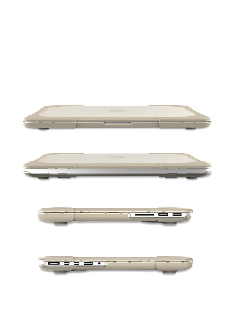 GULFLINK - Hard Shell Case Cover with Kickstand Shockproof Function for MacBook Pro Retina (A1502/A1425) 13 inch - Image 1