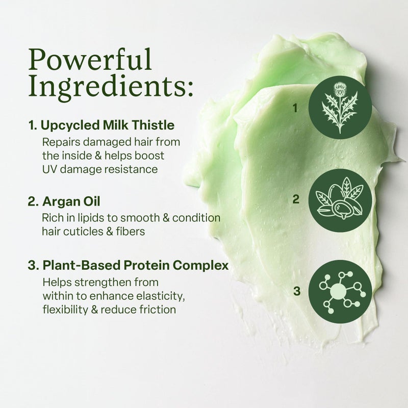 DiVi قناع علاج الشعر المخفوق من ديفي - قناع ترطيب عميق للشعر الجاف والتالف والمعالج بالألوان - 8 أونصة سائلة - Image 4