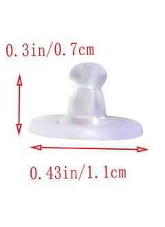 Silicone Earring Backs Clear Rubber Earring Backs Earring Safety Back Stopper Clutch Ear Locking With Pad (Pack Of 100) - pzsku/Z2C5E0E07E073E173F52BZ/45/_/1724480399/a12de306-b996-4c9b-b660-c51e7ddb9fc5