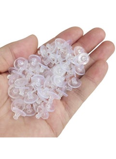 Silicone Earring Backs Clear Rubber Earring Backs Earring Safety Back Stopper Clutch Ear Locking With Pad (Pack Of 100) - pzsku/Z2C5E0E07E073E173F52BZ/45/_/1724480400/5da16e7f-812d-4faf-9216-7363568c2994