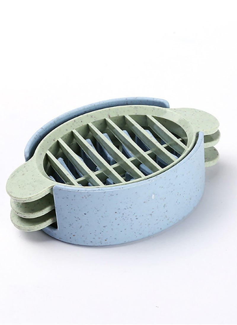 KASTWAVE - Egg Slicer Cutter Set with 3 Cutters, Boiled Eggs Cutting Easy Slicing Wedges Or Halves Great for Sandwiches Mushroom Strawberry Salad - Image 1