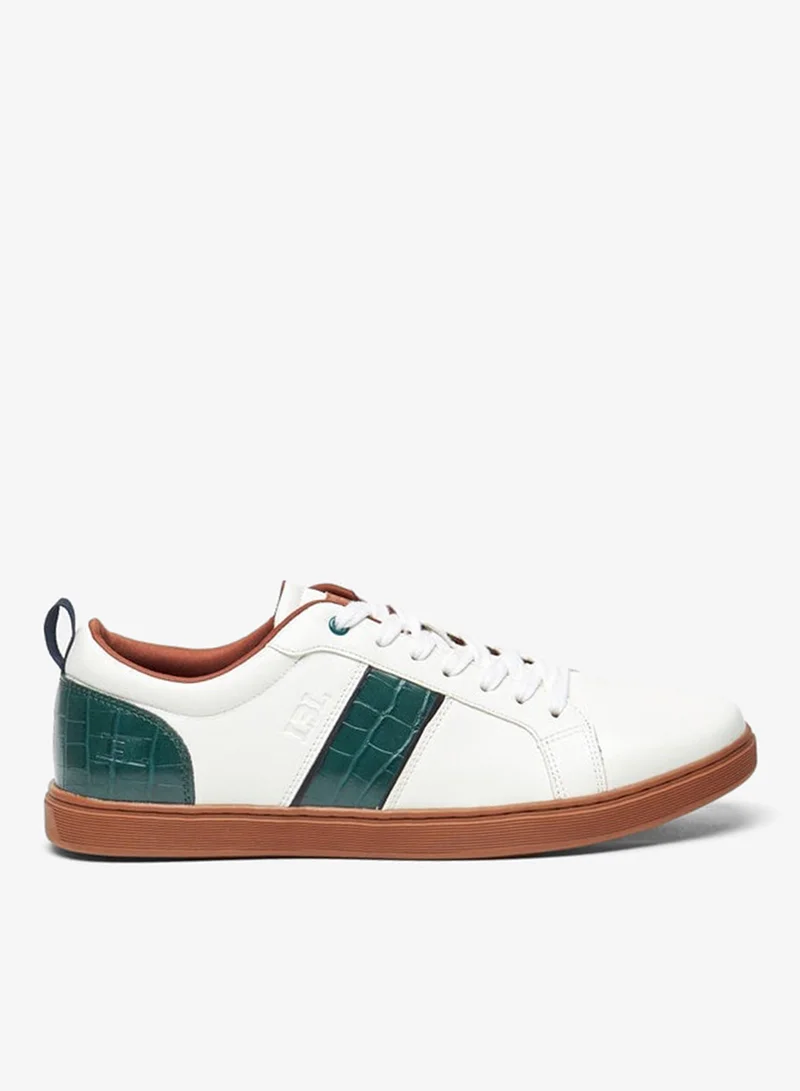 Men's Textured Lace-Up Sneakers