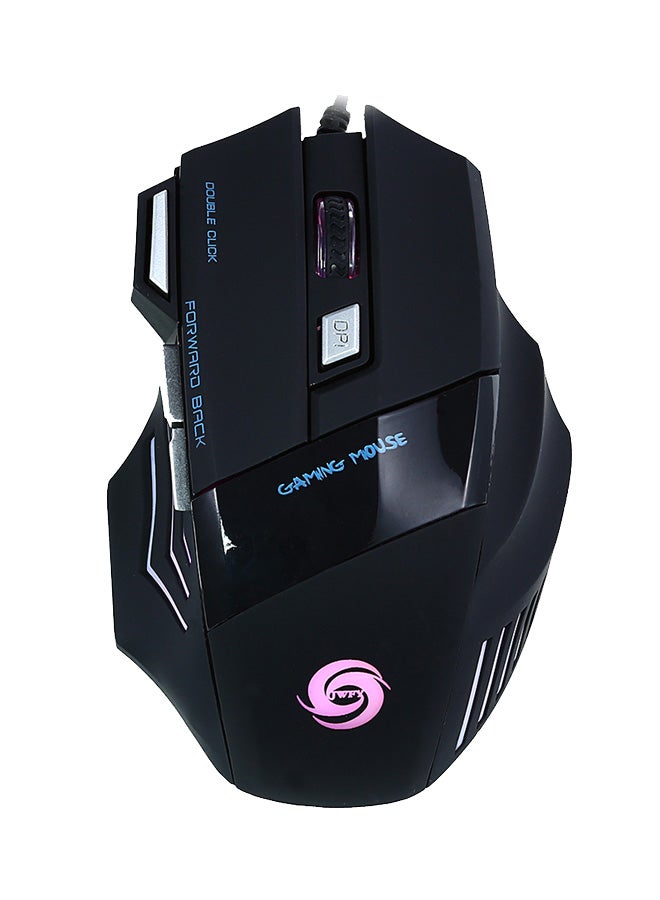 5500DPI Gaming Mouse USB Wired Optical 7-ons Black - Image 1