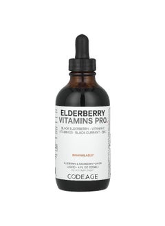 Codeage Codeage, Elderberry Vitamins Pro, Blueberry & Raspberry, 4 fl oz (120 ml)  - Image 3