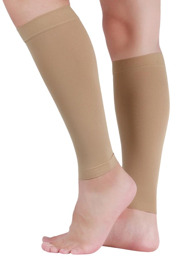 20-30 mmHg Medical Calf Compression, Sleeve For Women And Men Lightweight Footless Socks For Travel Flight Daily Comfort - Image 1
