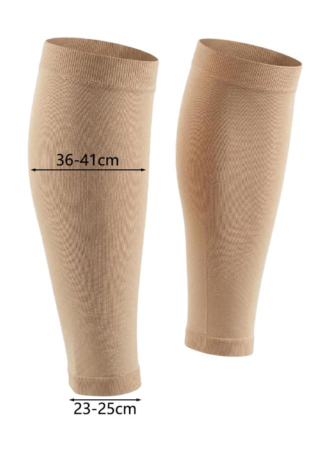 20-30 mmHg Medical Calf Compression, Sleeve For Women And Men Lightweight Footless Socks For Travel Flight Daily Comfort - Image 2